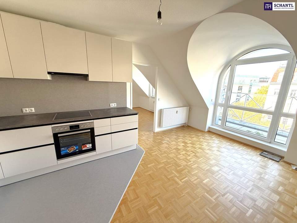 Traumhafte Dachgeschoss-Maisonette mit zwei Terrassen &amp; Tiefgarage – ruhig wohnen zwischen Donaukanal und Augarten - jetzt zugreifen!