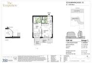 2-Zimmer-Dachgeschoß mit südseitiger Terrasse - Nähe Kutschkermarkt