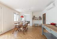 TERRASSENWOHNUNG IM DACHGESCHOSS OHNE SCHRÄGEN II 2 TERRASSEN MIT CA. 46m² II KLIMA II MODERNES BAD II 1 GARAGE II NÄHE YPPENPLATZ UND U6 II LETZER STOCK MIT LIFT