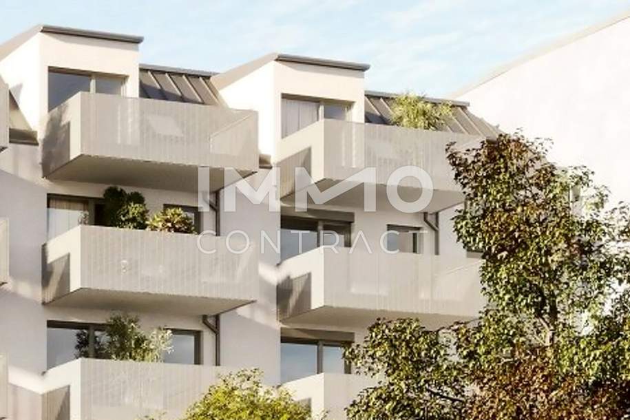 =DAS LAURENZ= TOP ANLAGE Dachgeschoss Wohnung U3 2 Zimmer + Balkon - 1 bedroom apartment + balcony, Wohnung-kauf, 356.400,€, 1110 Wien 11., Simmering