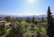 Juwel am Kreuzbergl: Villa St. Martin mit freiem Blick auf die Koschuta und Karawanken über Klagenfurt.