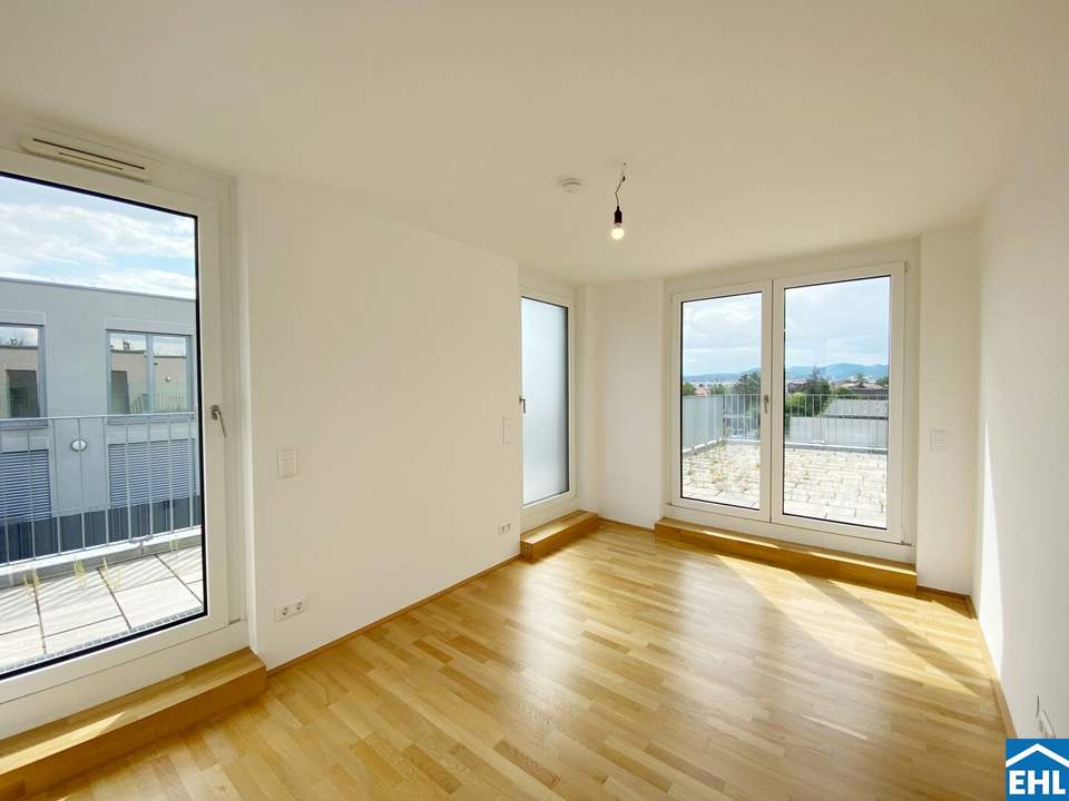 Sonnige, optimal geschnittene 2-Zimmerwohnung mit traumhafter Terrasse!