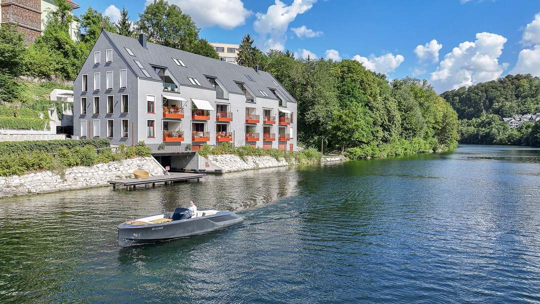 Letztes verfügbares Luxus-Penthouse mit Bootsgarage am Traunsee