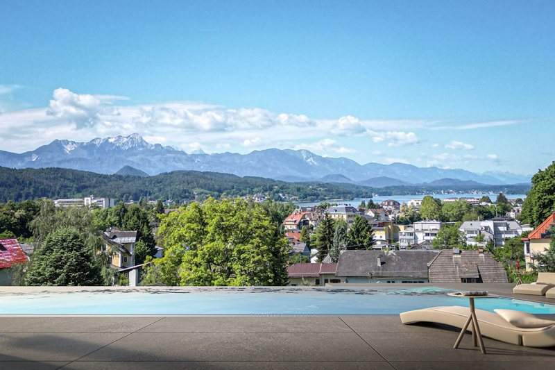 Großzügige Gartenwohnung mit Blick auf den Wörthersee, Wohnung-kauf, 675.000,€, 9210 Klagenfurt Land