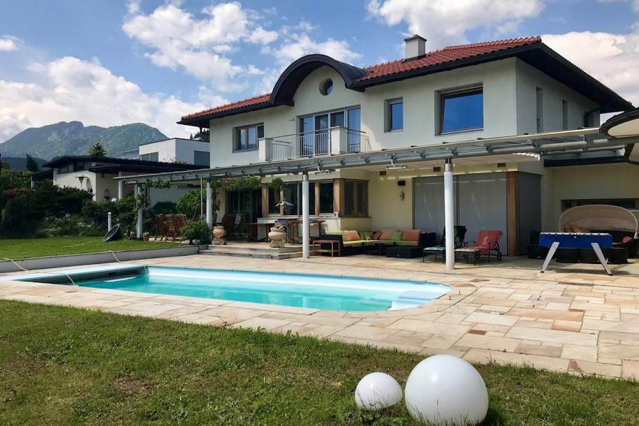 Exklusive Villa mit Pool in Aussichtslage, Haus-miete, 3.400,00,€, 9500 Villach(Stadt)