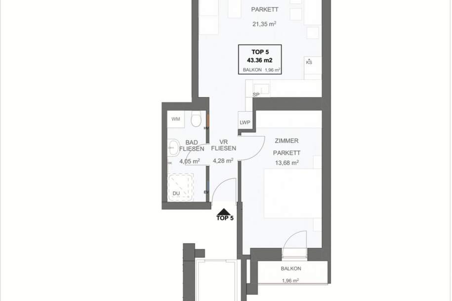 Erstbezug nach Kernsanierung I Balkon I Fußbodenheizung I Luftwärmepumpe inkl. Kühlung I 3fach Verglasung mit Außenjalousien I Schlüsselfertig, Wohnung-kauf, 294.580,€, 1170 Wien 17., Hernals