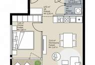 U-Bahn U1 Kagran I Stylische Wohnung mit exklusiver Ausstattung und Loggia I Rooftop Pool I Fitnessraum I Spa-Bereich