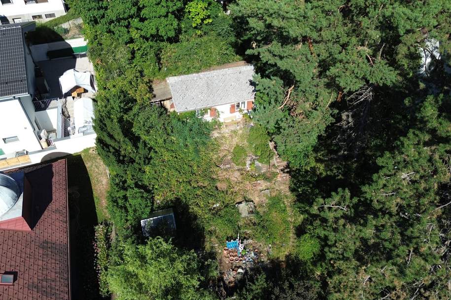 Rodaun: ca. 591 m² Grundstück mit Altbestand in begehrter Grünlage, Grund und Boden-kauf, 669.000,€, 1230 Wien 23., Liesing