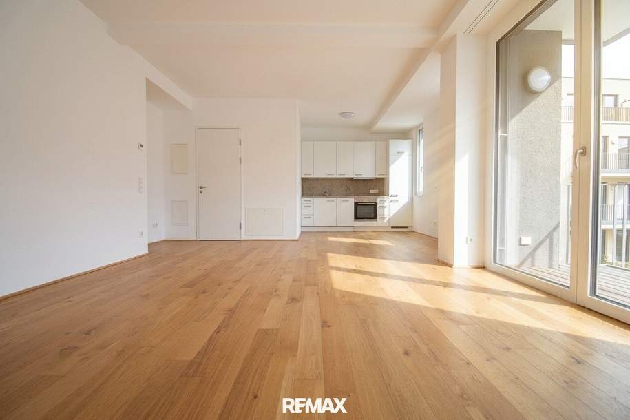 LINZ | VOLKSGARTENVIERTEL – barrierefreie 2-Zimmer-Wohnung mit Küche & Balkon in TOP-LAGE!, Wohnung-miete, 1.078,41,€, 4020 Linz(Stadt)