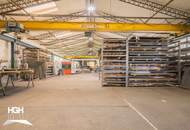2213 Bockfließ 970 m² große Gewerbehalle Nähe Wien mit Photovoltaik-Anlage