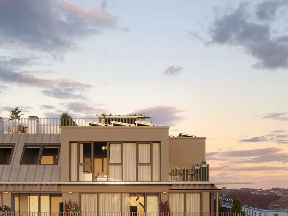 THE ARIK - Dachgeschoß mit Haltung – 4 Zimmer mit Terrasse &amp; Blick ins Grüne