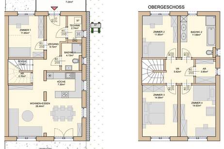 Moderne Neubau-Familienwohnung mit Garten in Pinkafeld, Wohnung-kauf, 497.000,€, 7423 Oberwart