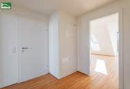 Erstbezug: Großzügige 2- Zimmer Dachgeschosswohnung nahe Kagraner Platz