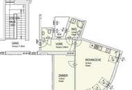 ERSTBEZUG! Schöne, generalsanierte 2 Zimmerwohnung im Dachgeschoss!