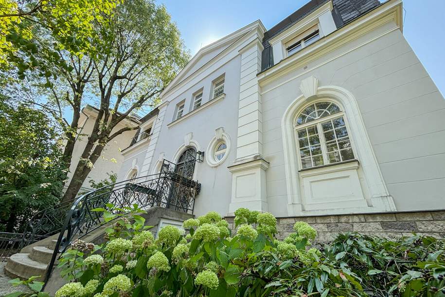 Repräsentative Jahrhundertwende-Villa mit weitläufigem Garten in Hietzing, Haus-miete, 7.000,00,€, 1130 Wien 13., Hietzing