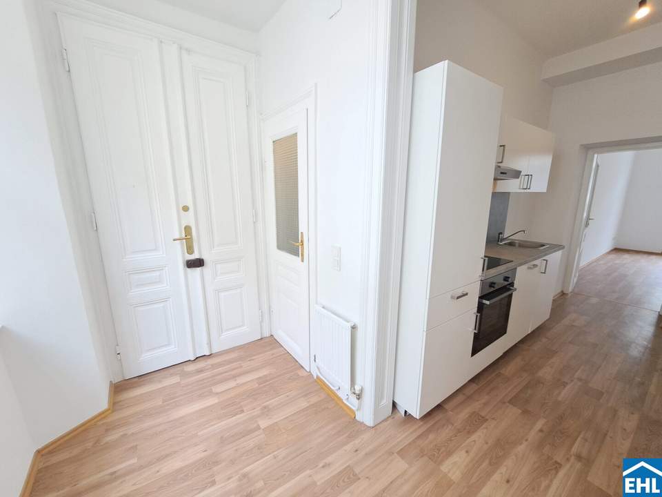 Ruhig wohnen mitten im 3. Bezirk: 2-Zimmer-Altbauwohnung mit Charme