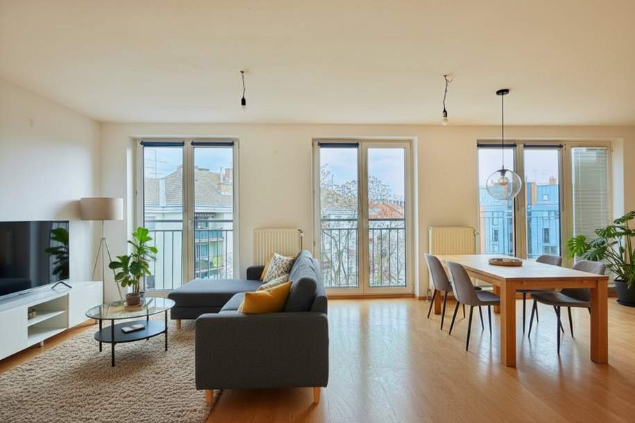 Super Raumaufteilung: 4 Zimmer DG-Wohnung mit Terrasse, Wohnung-kauf, 490.000,€, 1200 Wien 20., Brigittenau
