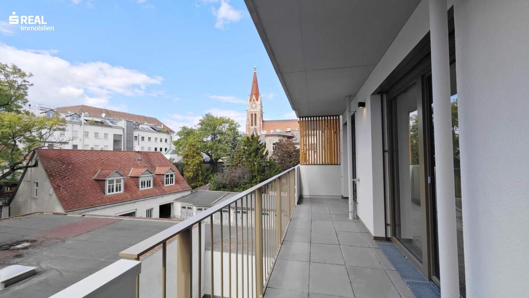 3-Zimmer-Erstbezug mit hofseitigem Balkon