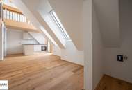 lichtdurchflutete und hochwertig ausgestattete Single-DG-Maisonette in der Czerningasse