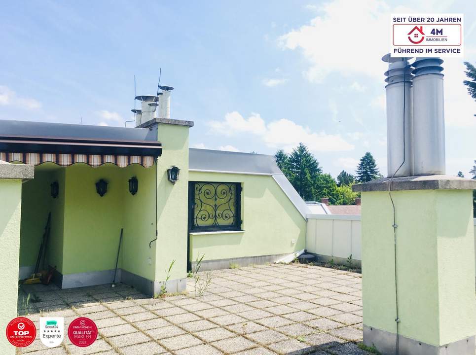 4 Zimmer Neubauwohnung mit uneinsichtbarer Terrasse und Garage in Bestlage des 1230 Bezirkes