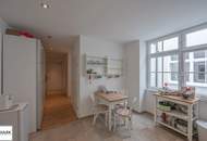 Ab 15.7.26: ruhig gelegene und modern ausgestattete Altbau-Wohnung mit hofseitiger Loggia