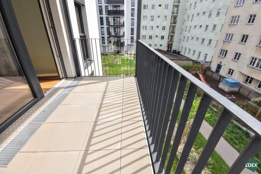 IU – Moderne 2-Zimmer Wohnung mit Balkon in Hofruhelage (verfügbar ab 01.08.2025), Wohnung-miete, 1.149,00,€, 1030 Wien 3., Landstraße