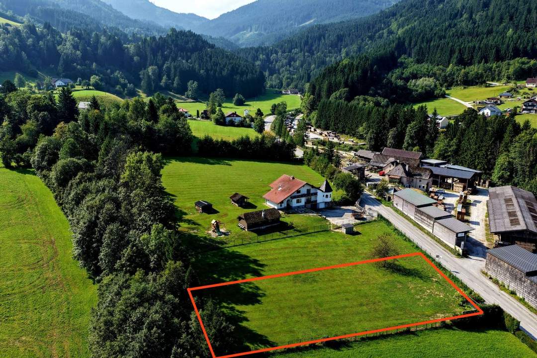Natur, Ruhe &amp; Lebensqualität – Bauplatz in Admont zu verkaufen!