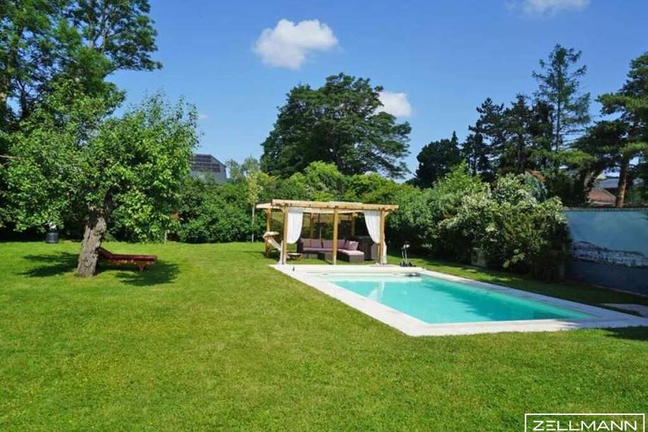 Ruhige Oase mitten in Mauer - trotz zentraler Lage | ZELLMANN IMMOBILIEN, Haus-kauf, 1.200.000,€, 1230 Wien 23., Liesing