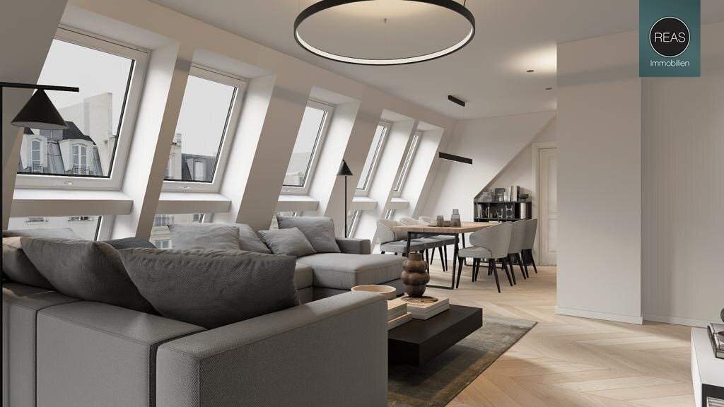 Erstbezug: Atemberaubendes Luxus Dachgeschoss - Apartment (klimatisiert) mit 3 Terrassen im trendigen Ottakring!