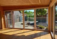 Behagliches Einfamilienhaus mit Naturteich, Wintergarten und Carport in Roßbach