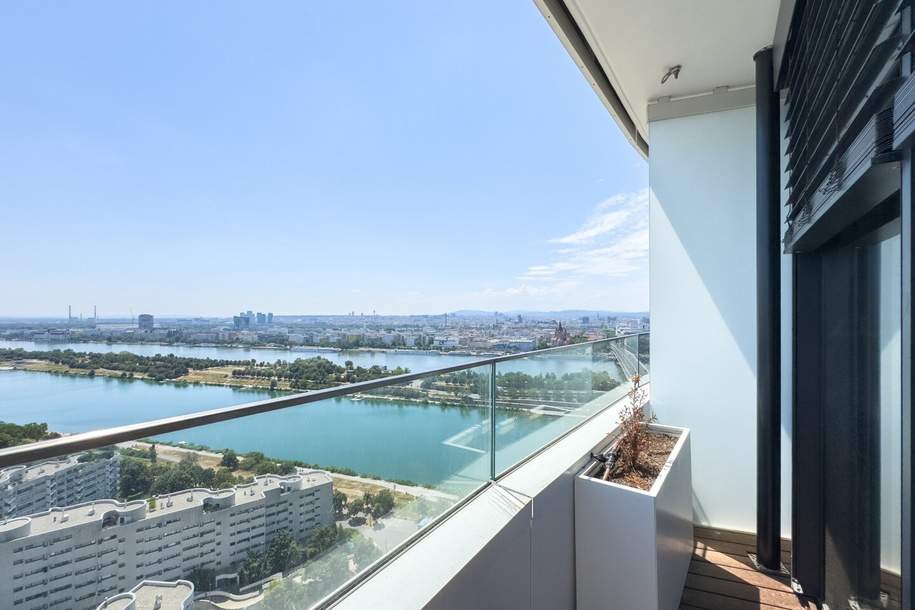 LUXUS ÜBER DEN DÄCHERN WIENS – IHR APARTMENT IM HÖCHSTEN WOHNTURM ÖSTERREICHS, Wohnung-miete, 1.490,00,€, 1220 Wien 22., Donaustadt