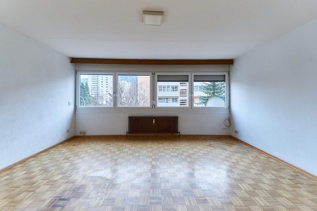 Pradl: Sanierungsbedürftige 2-Zimmer-Wohnung