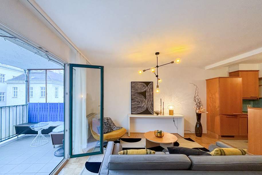 Charmante Wohnung mit Terrasse und Nähe zum Esterházy Park, Wohnung-kauf, 599.000,€, 1060 Wien 6., Mariahilf