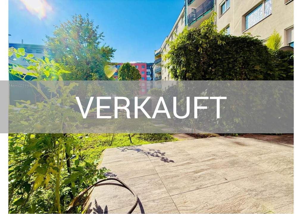 VERKAUFT! Grüne Oase mitten in Wien! Sonnige 3,5-Zimmer-Gartenwohnung Anfang Leystraße