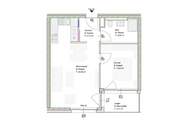 3 Minuten von U3! ALL IN Miete - 2 Zimmer Wohnung neben der U-Bahn, Billa und Hyblerpark