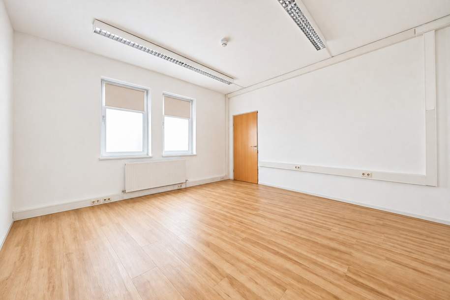 EG-Büro mit möglicher Fläche für Feinmontage | direkter Zugang vom Parkplatz | optionale Lagerflächen, Gewerbeobjekt-miete, 2.296,37,€, 2351 Mödling