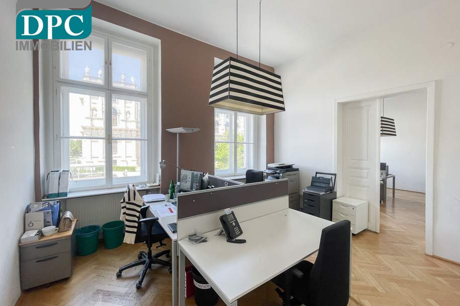 helles Stilaltbaubüro beim Museumsquartier, Gewerbeobjekt-miete, 3.726,59,€, 1010 Wien 1., Innere Stadt