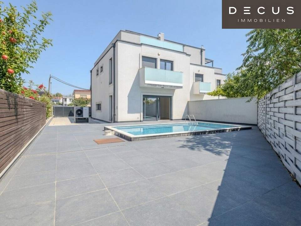 MODERNES FAMILIENHAUS | POOL | GROSSZÜGIGE DACHTERRASSE | HOCHWERTIGE AUSSTATTUNG | VOLLUNTERKELLERT | LEOPOLDSDORF