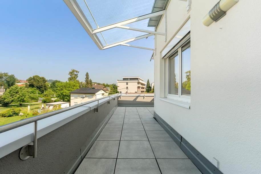 Lichtdurchflutete 4-Zimmer-Wohnung mit großzügiger Dachterrasse in zentrumsnaher Ruhelage, Wohnung-kauf, 459.000,€, 9020 Klagenfurt(Stadt)
