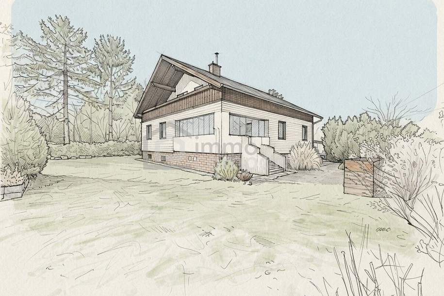 Einfamilienhaus / Zweifamilienhaus in 1220 Wien mit großem Garten und Poolhaus, Haus-kauf, 1.400.000,€, 1220 Wien 22., Donaustadt