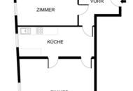 Wohnen nahe Schubertpark - 2 Zimmer mit separater Küche