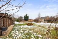 Ankommen. Durchatmen. Zuhause sein – Ihr stilvoller Bungalow mit Schwimmbiotop vor den Toren Wiens