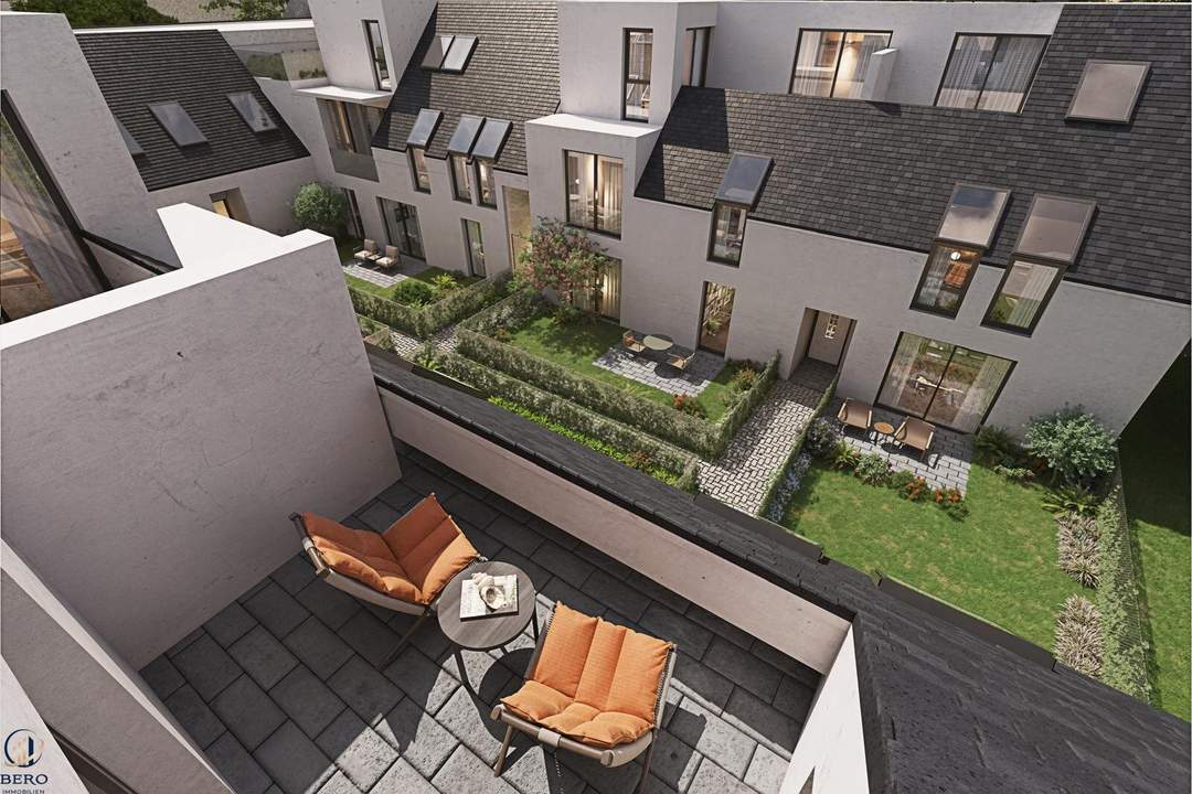 Familien-Maisonette mit großer Terrasse: Wohnen wie in einem Haus