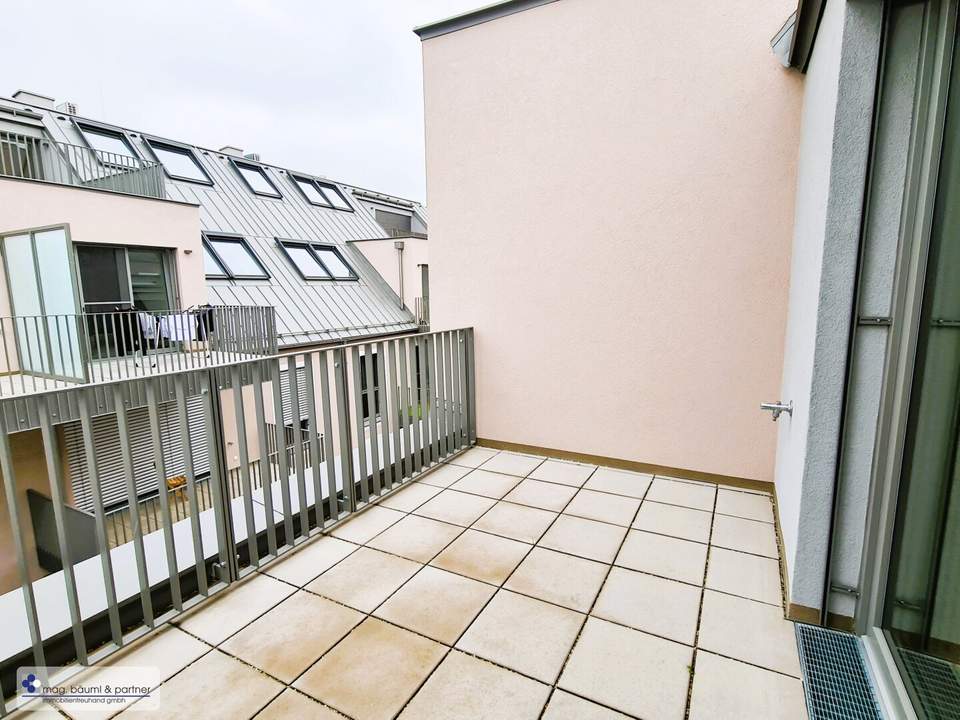 Erstbezug! 2-Zimmer-Wohnung mit Terrasse in der Nähe U1 Kagraner Platz