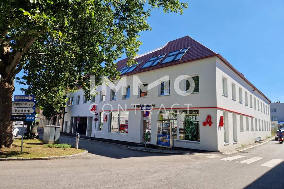 Lichtdurchflutete, moderne 3-Zimmer-Wohnung mit riesigem Balkon - Erstbezug, Wohnung-kauf, 439.000,€, 2514 Baden