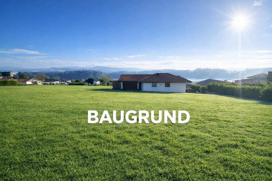 Wohnen mit Weit und Gebirgsblick – sonniges Baugrundstück in Traumlage OÖ!, Grund und Boden-kauf, 189.000,€, 5165 Salzburg-Umgebung