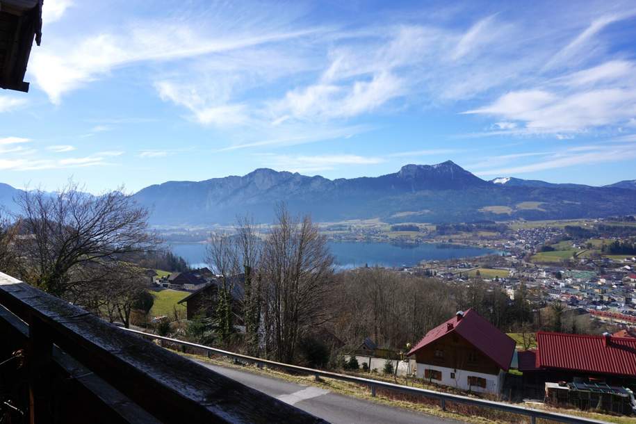 RARITÄT! Ein- oder Zweifamilienhaus in Top - Lage am Mondseeberg mit atemberaubender Aussicht (teilweise noch Rohbau), Haus-kauf, 970.000,€, 5310 Vöcklabruck