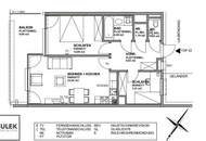 Zentagasse 11-13: kleine, gut aufgeteilte 3-Zimmer-Neubauwohnung mit Balkon (9m²)