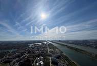 Three-room apartment in the tallest residential building in Austria on the 45th floor directly on the New Danube