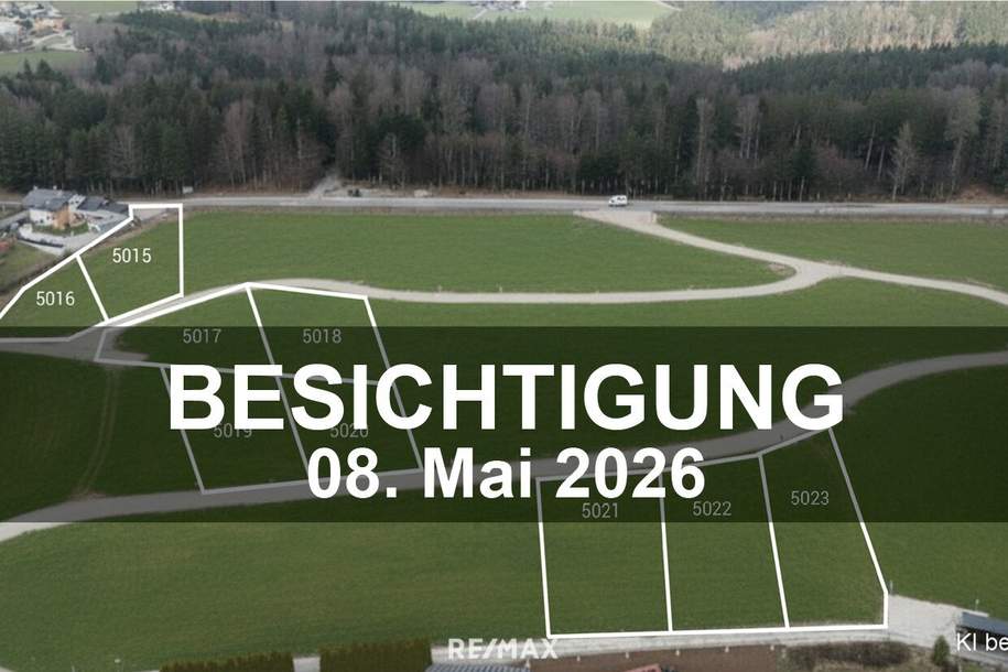 Attraktives Baugrundstück in sonniger Lage – voll aufgeschlossen, Grund und Boden-kauf, 64.770,€, 5242 Braunau am Inn